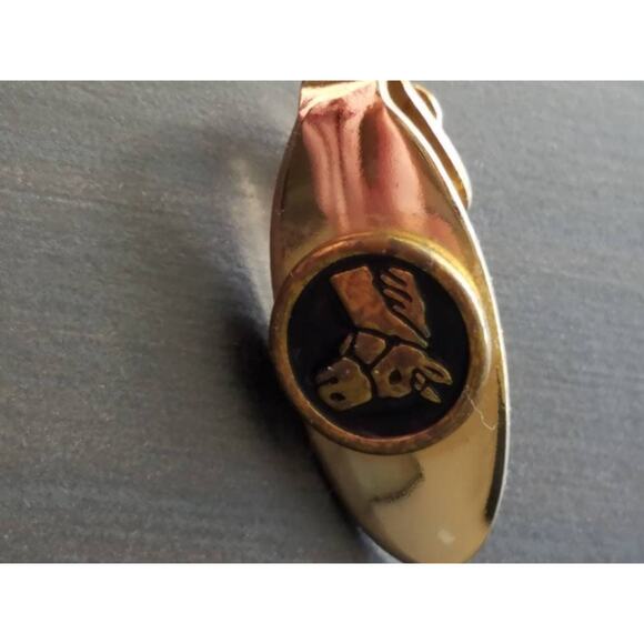 Vintage Gold Horse Tie Clip, Unique Tie Bar for Men - Picture 2 of 10